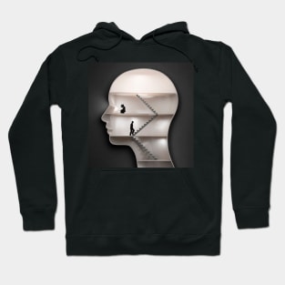 Human mind, artwork (F009/4942) Hoodie